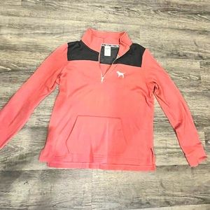 PINK Victorias Secret quarter zip sweatshirt - size medium